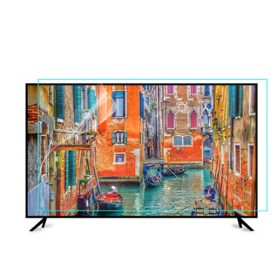 AIZYR 32-75 Inch TV Screen Protector, Anti Harmful Blue Light/Anti Scratch Filter Film Relieve Computer Eye Strain and Help You Sleep Better,55 in 1221 X 689mm