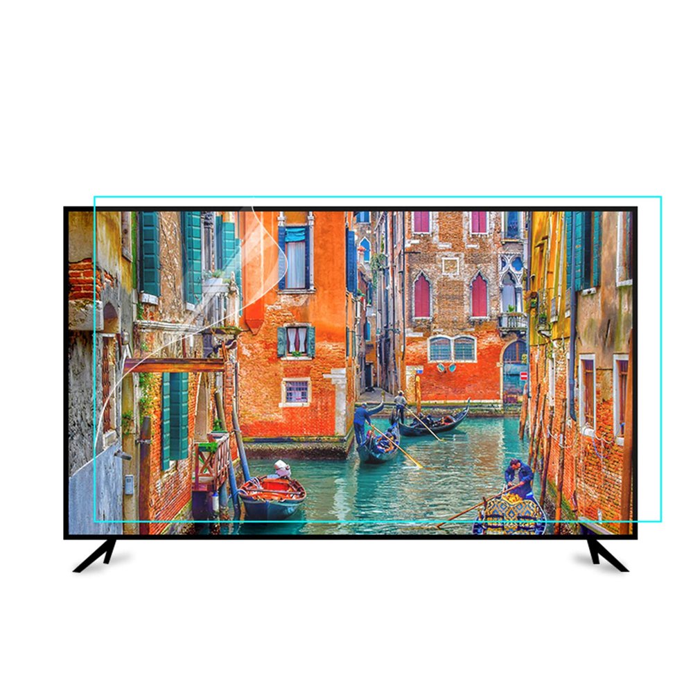 AIZYR 32-75 Inch TV Screen Protector, Anti Harmful Blue Light/Anti Scratch Filter Film Relieve Computer Eye Strain and Help You Sleep Better,55 in 1221 X 689mm
