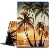 for Kindle Paperwhite Case 6.8 inch 2021 PU Leather Smart Cover with Adjustable Stand & Auto Wake/Sleep Case for Kindle Paperwhite 11th Generation and Signature Edition - Palm Trees Beach Sea view 1