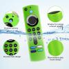 (3 Pack) ONEBOM Firestick Remote Cover 3rd Gen with Alexa Voice Remote 4K,Fire TV Stick Case Glow in The Dark,Anti Slip Shockproof Silicone Protective Case with Lanyard(Glow Green&Blue&Red) view 4