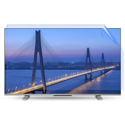 BU TV Screen Protectors Anti Glare Tvscreen Protector for 65 Inch, Indoor & Outdoor Anti Blue Light Anti Myopia Screen Frosted Film Anti-Reflection Rate Up to 90%,70" 1563 * 908