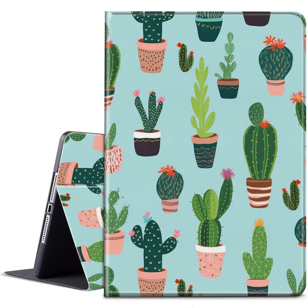 for Kindle Paperwhite Case 6.8 inch 2021 PU Leather Smart Cover with Adjustable Stand & Auto Wake/Sleep Case for Kindle Paperwhite 11th Generation and Signature Edition - Potted Cactus