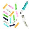 Spiral Cable protector-20Pcs Flexible Spiral Tube Cable Winder Protector Wire Cord Organizer Protetor for Charging Cable view 1