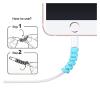 Spiral Cable protector-20Pcs Flexible Spiral Tube Cable Winder Protector Wire Cord Organizer Protetor for Charging Cable view 4