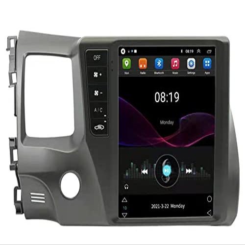 10.4 inch Vertical Screen Android 8.1 System car GPS Navigator for Honda Civic 2006-2011 with Canbus