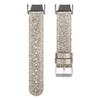 Leather Watch Strap for Fitbit Charge 5,Sport Leather Replacement Strap Watch Band Adjustable 5.5-8.0 inch Wrist for Women Men Compatible with Fitbit Charge 5 - Gold view 3