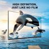 TYRHMY Anti Radiation TV Screen Protector for 50 Inch, Indoor & Outdoor Anti Glare TV Anti Scratch Screen Frosted Film Anti-Reflection Rate Up to 90%,52" 1161 * 661 view 4