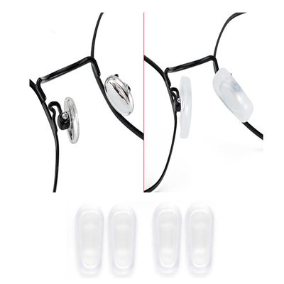 Eyeglass Nose Pads Cover,Soft SiliconeSlip-on Glasses Nose Piece Sunglasses Nose Bridge Pad Anti-Slip Nose Guards,2Pairs
