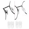 Eyeglass Nose Pads Cover,Soft SiliconeSlip-on Glasses Nose Piece Sunglasses Nose Bridge Pad Anti-Slip Nose Guards,2Pairs view 1