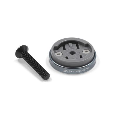 JRC Components Enkei Top Cap Bike Stem Mount | Compatible with All Models of Wahoo Elemnt GPS Devices | Lightweight CNC 6061-T6 Aluminium Body | Suitable for use with 1 1/8" Headset Gunmetal
