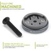 JRC Components Enkei Top Cap Bike Stem Mount | Compatible with All Models of Wahoo Elemnt GPS Devices | Lightweight CNC 6061-T6 Aluminium Body | Suitable for use with 1 1/8" Headset Gunmetal view 3