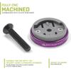 JRC Components Enkei Top Cap Bike Stem Mount | Compatible with All Models of Wahoo Elemnt GPS Devices | Lightweight CNC 6061-T6 Aluminium Body | Suitable for use with 1 1/8" Headset - Purple view 3