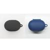 2 Pack DAYJOY Soft Silicone Protective Case Cover Compatible with Haylou W1/T60/X1 Earphone, Protective Skin Sleeve with Key Chain for Haylou W1/T60/X1 (Black+Blue) view 1