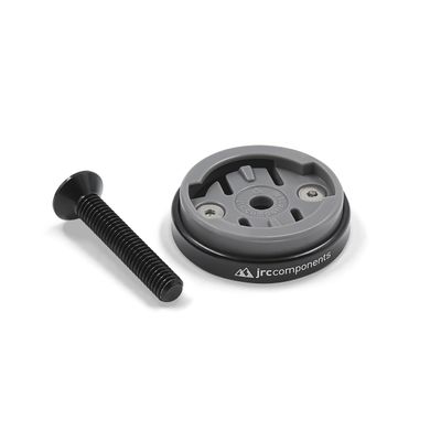 JRC Components Enkei Top Cap Bike Stem Mount | Compatible with All Models of Wahoo Elemnt GPS Devices | Lightweight CNC 6061-T6 Aluminium Body | Suitable for use with 1 1/8" Headset - Black