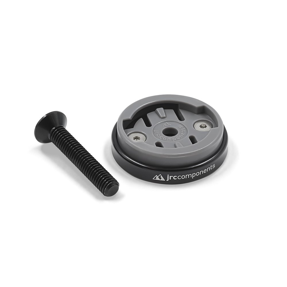 JRC Components Enkei Top Cap Bike Stem Mount | Compatible with All Models of Wahoo Elemnt GPS Devices | Lightweight CNC 6061-T6 Aluminium Body | Suitable for use with 1 1/8" Headset - Black