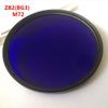 jsygorge M72 UV IR Pass Camera Filter with Ring ZB2 BG3 380nm Dual Bandpass Violet Blue Glass view 2