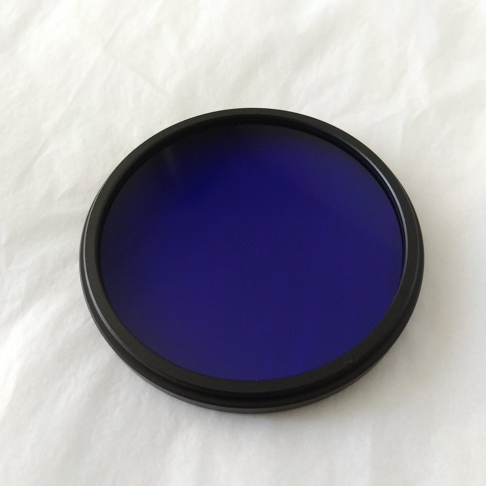 jsygorge 67mm UV IR Pass Camera Filter with Ring ZB2 BG3 380nm Dual Bandpass Violet Blue Glass
