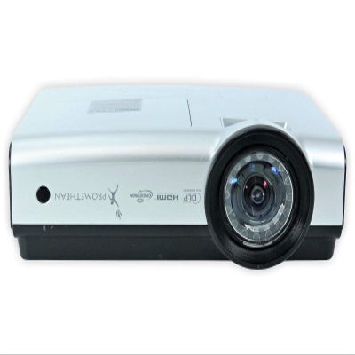 PROMETHEAN PRM-35 Short-Throw DLP Home Theater Projector HDMI 1176 Lamp Hours (Renewed)