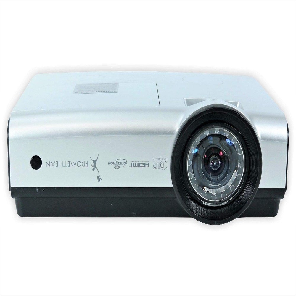 PROMETHEAN PRM-35 Short-Throw DLP Home Theater Projector HDMI 1176 Lamp Hours (Renewed)