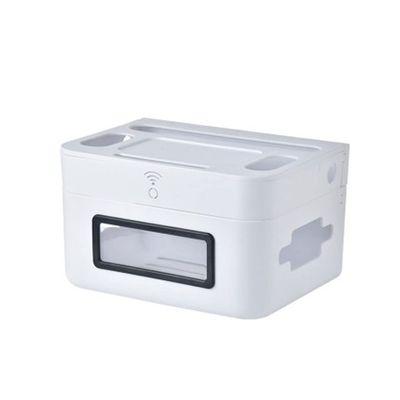 YUEYOULII Cord Organizer Box Cable Management Box, Router Storage Box to Protect Power Strip, Charger, Cable and Other Electric Devices (Color : A)