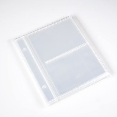 Ancicraft Photo Album Sleeves for 2x3 Pictures 100 Photos Sheet 2 Pack (Refills Pages for 2x3Inch)