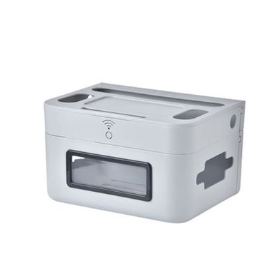 YUEYOULII Cord Organizer Box Cable Management Box, Router Storage Box to Protect Power Strip, Charger, Cable and Other Electric Devices (Color : B)