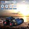 60X60 Binoculars for Adults with Low Light Night Vision, Professional Waterproof High Power Optical Telescope for Stargazing Bird Watching Concerts Football Sightseeing Hunting view 3