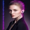 iMangoo Design for Apple Headphones MFi Magnetic Wired Earbuds HiFi Stereo Bass Headset Lightning Earphones with Microphone Volume Control for iPhone 14 Plus 13 Pro Max 12 Mini 11 10 XS XR Purple view 2