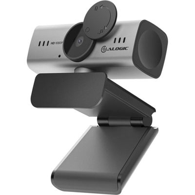 ALOGIC Iris Webcam, Full HD 1080p,2 Megapixel, CMOS Sensor, AI-Powered Autofocus, Built-in Mic with Noise Cancellation, Privacy Cover, Video Calling for Zoom, Skype or Microsoft Teams.