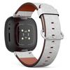 CJBROES Replacement Leather Watch Band, Compatible with Fitbit Versa 3 and Fitbit Sense of Wristband Bracelet Accessory - Topographic map view 1