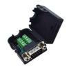DB9 Breakout Connector RS232 D-SUB Female and Male 9-pin Port Adapter to Terminal Connector Signal Module with case (HL-DB9M-B) view 2