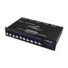Audiopipe 7 Band Parametric Graphic Equalizer with 9V Line Driver (EQ-707PAR), Named Bands, Front, Rear, Subwoofer RCA Output, LED Display, LED Knobs, Level Control, Low-Pass/Subsonic Filter, Main/Aux view 1