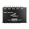 Audiopipe 7 Band Parametric Graphic Equalizer with 9V Line Driver (EQ-707PAR), Named Bands, Front, Rear, Subwoofer RCA Output, LED Display, LED Knobs, Level Control, Low-Pass/Subsonic Filter, Main/Aux view 2