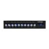 Audiopipe 7 Band Parametric Graphic Equalizer with 9V Line Driver (EQ-707PAR), Named Bands, Front, Rear, Subwoofer RCA Output, LED Display, LED Knobs, Level Control, Low-Pass/Subsonic Filter, Main/Aux view 3