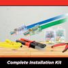 Simply45 Pass-Through Cat5e/6 UTP Starter Kit - Includes (50) Cat5e Unshielded Clamshell, (50) Cat6 Unshielded Clamshell, Cutter Tool, RJ45 Crimp Tool, and Cable Stripper - S45-PTK56U view 3
