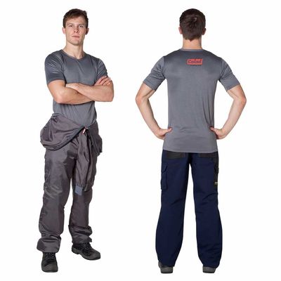 Colad Bodyguard Short Sleeve Anti-Static Undershirt Heat-Regulating, Breathable Automotive & Industrial Workwear with 1% Carbon Fabric