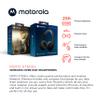 Motorola Bluetooth Wireless Headphones with Microphone, Moto XT500+ Over-Ear Headphones in-Line Control for Calls - Foldable Head Phones, Adjustable Headband, Clear Sound - Black view 2