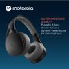 Motorola Bluetooth Wireless Headphones with Microphone, Moto XT500+ Over-Ear Headphones in-Line Control for Calls - Foldable Head Phones, Adjustable Headband, Clear Sound - Black view 4