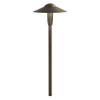 4.3W 3 Led Dome Path Light with Utilitarian Inspirations 22 inches Tall By 8.25 inches Wide-Centennial Brass Finish-3000 Color Temperature Utilitarian Landscape 12V Led Path/Spread 147-Bel-3329865 view 1