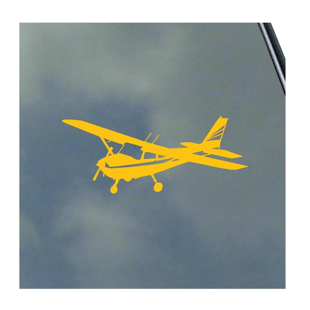 Cessna 172 Pilot Vinyl Sticker Decal KLO Graphics Skyhawk Travel Flight Training