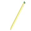 2 Pack Cute Cartoon Design Silicone Sleeve Case Compatible with Apple Pencil 2nd Generation, Protective Skin Cover case Accessories Non-Slip Smooth Grip Holder for iPad Pro (Green+Yellow) view 3