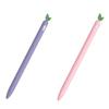 2 Pack Cute Cartoon Design Silicone Sleeve Case Compatible with Apple Pencil 2nd Generation, Protective Skin Cover case Accessories Non-Slip Smooth Grip Holder for iPad Pro (Purple+Pink) view 1
