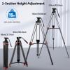 82" /210cm Video Tripod Heavy Duty Tripod with 360 Fluid Head,Mactrem Aluminum Tall Tripods Professional Compatible with Canon Nikon Sony DSLR Camera Camcorder Telescope Bnoculars (Load 33Lb) view 2