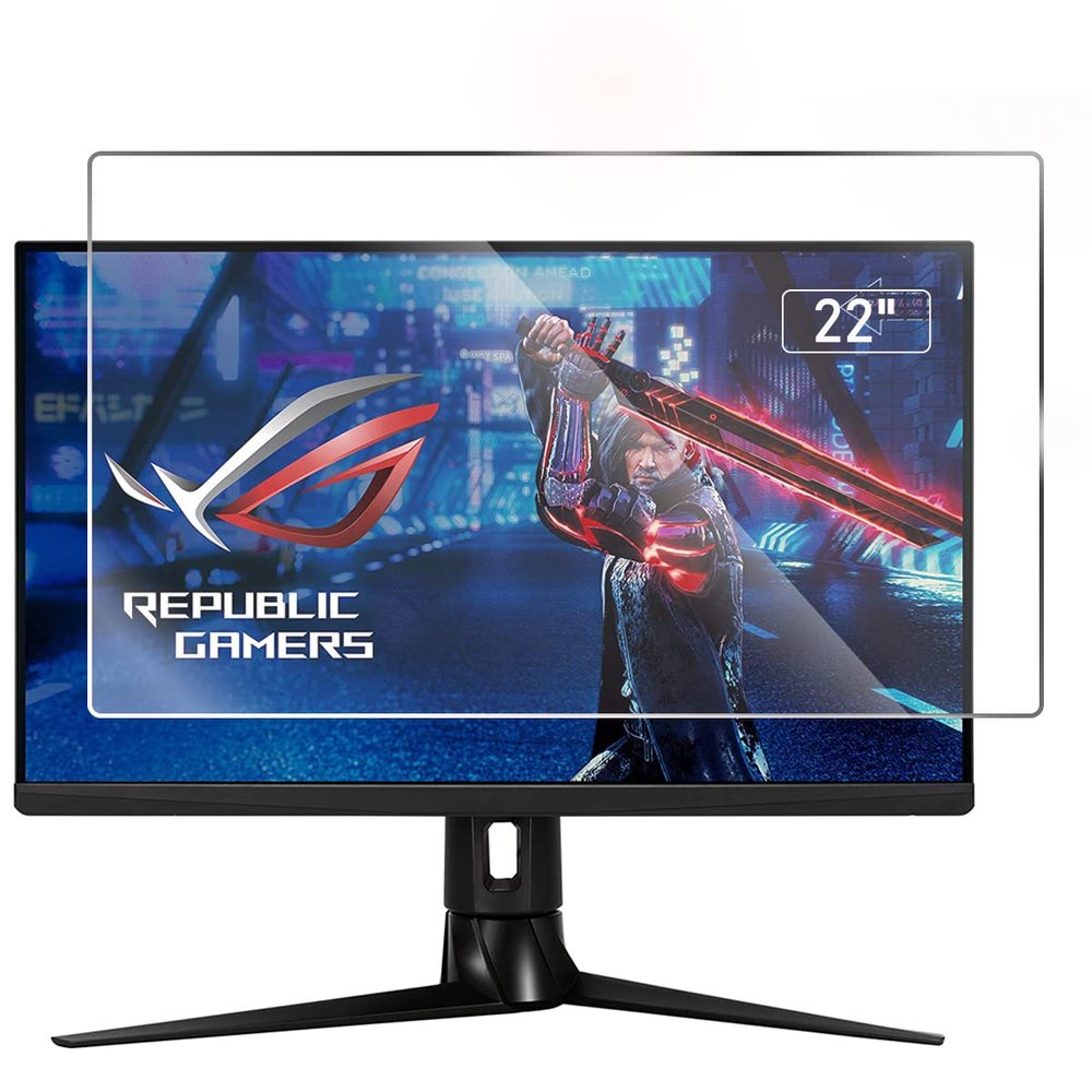 2Pack 22" Anti Glare Matte Monitor Screen Protector for Sceptre/LG/Dell/HP/Acer/ViewSonic/ASUS/Aoc/Samsung Diagonal 22" 16:10 LED PC Screen Gaming Monitor Eye Protection Film (L x W/474 x 296)