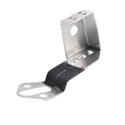 Car Mobile Antenna Mount Clip, Stainless Steel Vehicle Mobile Radio Antenna Bracket Holder for Land Cruiser LC200 Car Main/Assistant Driving Position(Silver)