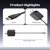 65W 45W AC Charger Fit for Lenovo ThinkPad X1 Yoga, X1 Carbon, X1 Tablet Laptop, Petite Design (40% Smaller), with USB C Connector and Square Tip, Fast Charger view 3