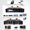 FX-Audio Tube-02 Pro Tube Headphone Amplifier, Vacuum 5725 Tube Preamp, Mini Hi-Fi Integrated Stereo Class A amp Supports 32-600 ohms of Headphones, for Stereo Amplifier/Active Speaker view 2