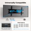 Pipishell Full Motion TV Wall Mount for Most 37-84 Inch TVs up to 132lbs, Wall Mount TV Bracket Articulating Swivel Tilt Extension Leveling Max VESA 600x400mm Fits 12/16" Wood Stud, PILFK1 view 2