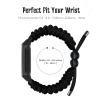 ECSEM Compatible with Fitbit Charge 6/Charge 5 Bands Elastic Fabric Bracelets for Women Replacement Band Quick Release Classy Strap Wrist Band for Fitbit Charge 5 (Black) view 3