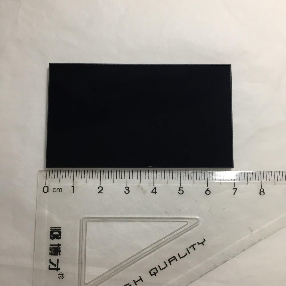 jsygorge 40 * 70 * 2.0mm 365nm ZWB2 UG1 UV Pass Filter Ultraviolet Black Glass U-360